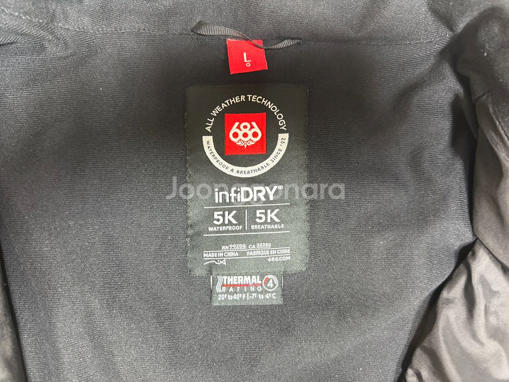 686 보드복 자켓 L size--2