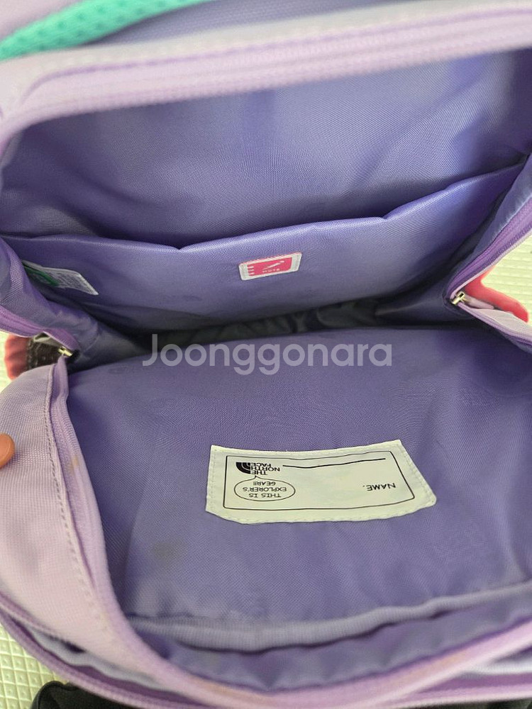 노스페이스 저학년 가방(거의새것)--4