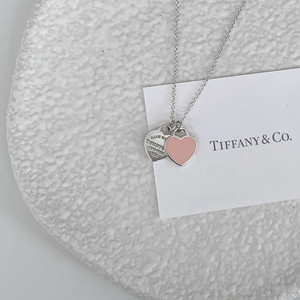 티파니 리턴 투 더블 하트핑크 목걸이 풀구성 NO.88