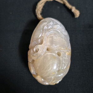 백옥 옥 노리개 마노옥 펜던트