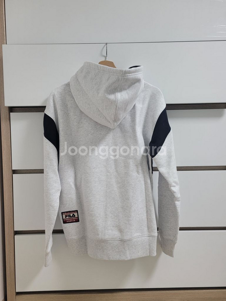 새상품)휠라FILA 공용 반집업 면후드티 아노락 후디--6