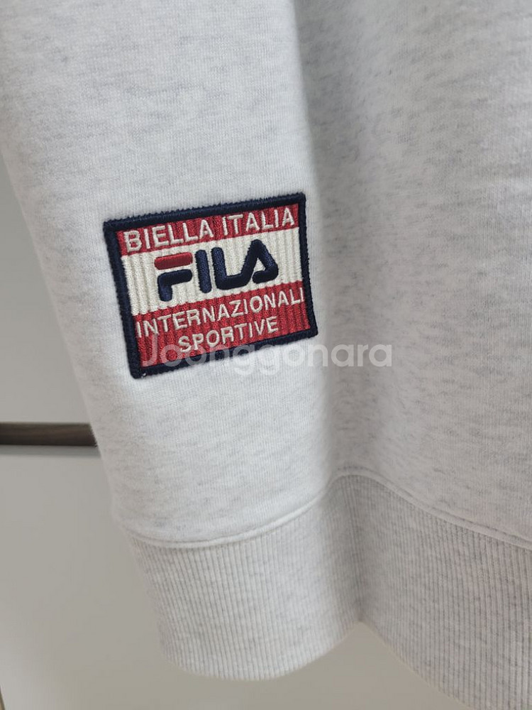 새상품)휠라FILA 공용 반집업 면후드티 아노락 후디--7