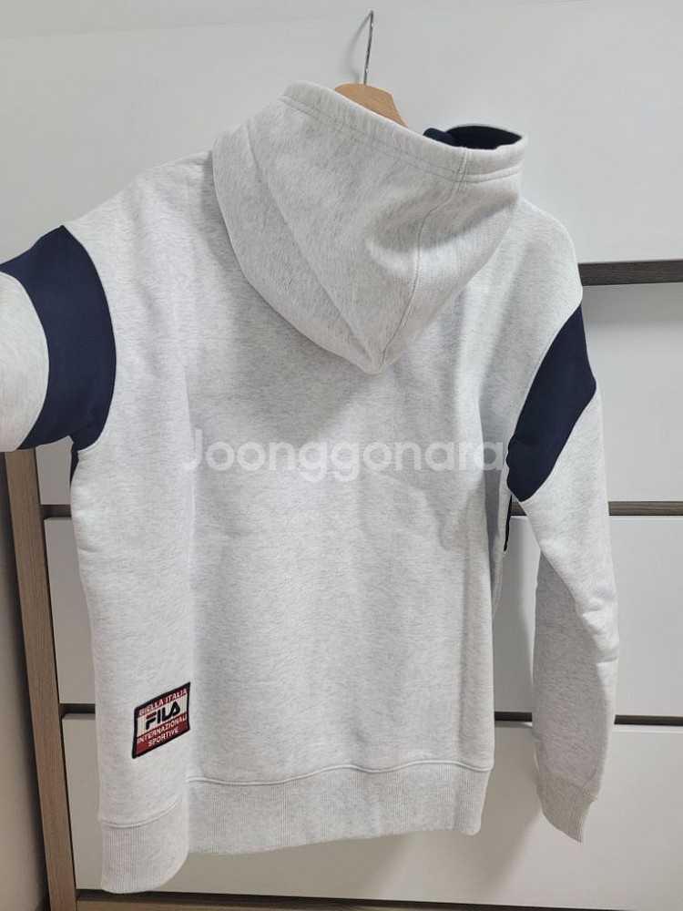 새상품)휠라FILA 공용 반집업 면후드티 아노락 후디--8