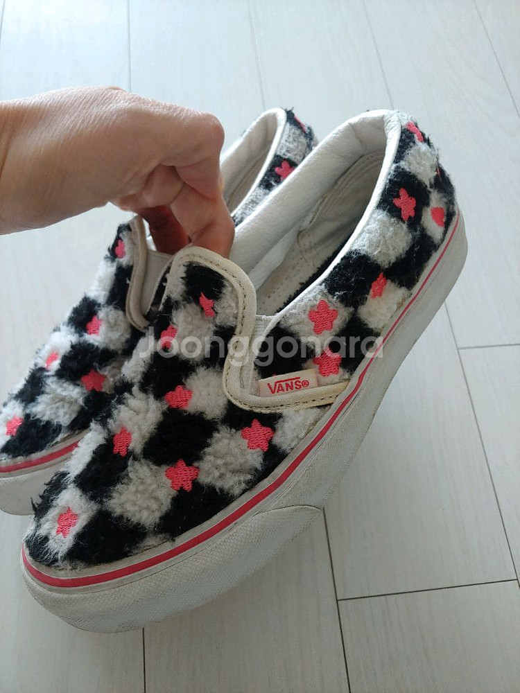 반스 슬립온 체커보드 210사이즈(반값택포)--2