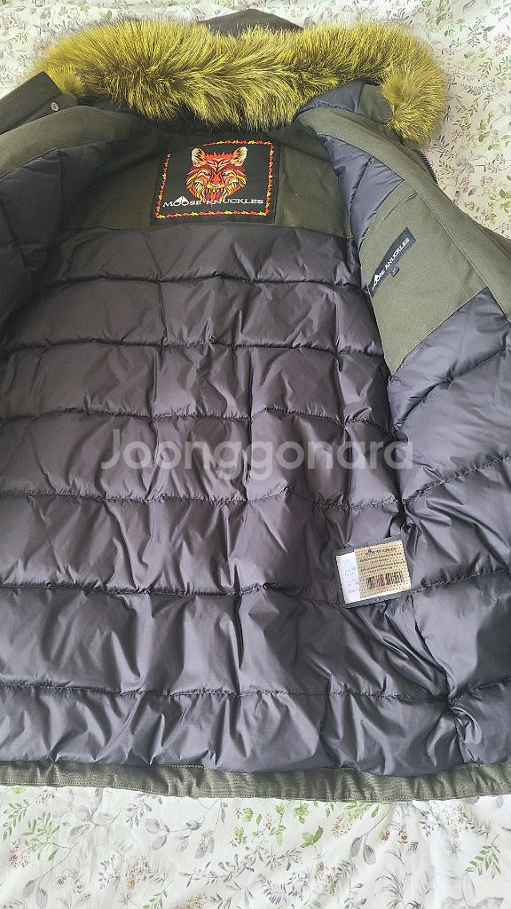 무스너클 야상 다운패딩 초급처--2
