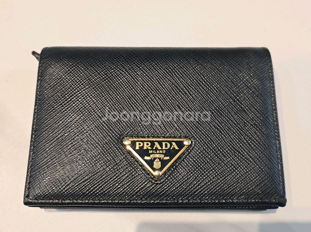 프라다 여성 사파이노 반지갑--0