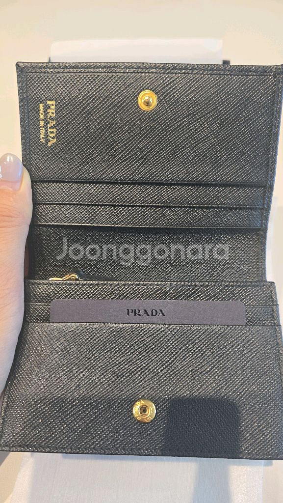 프라다 여성 사파이노 반지갑--2