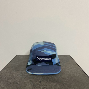슈프림 밀리터리 워시드 카모 박스로고 캠프캡 모자