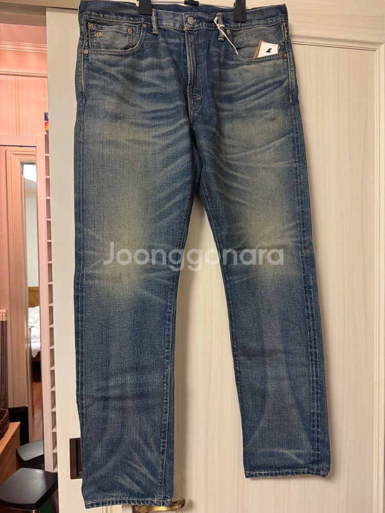 RRL 더블알엘 랄프로렌 36 하이슬림 셀비지 데님--0