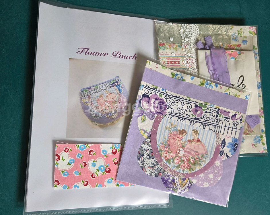 퀼트 플라워 파우치 패키지--0