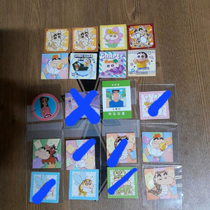 무료배송 짱구씰 2개 선택 초코비스티커 짱구띠부씰