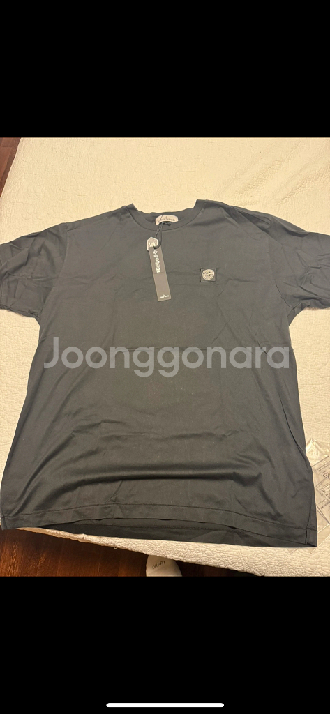 스톤아일랜드 블랙 반팔 티셔츠 3xl--0