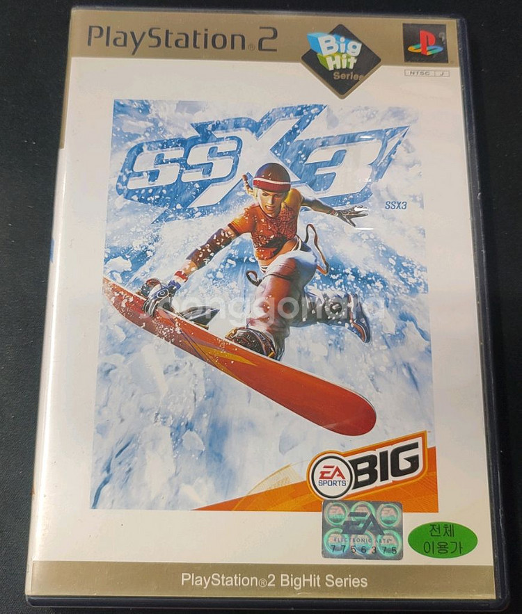 Ps2 SSX3 정발 팝니다--0