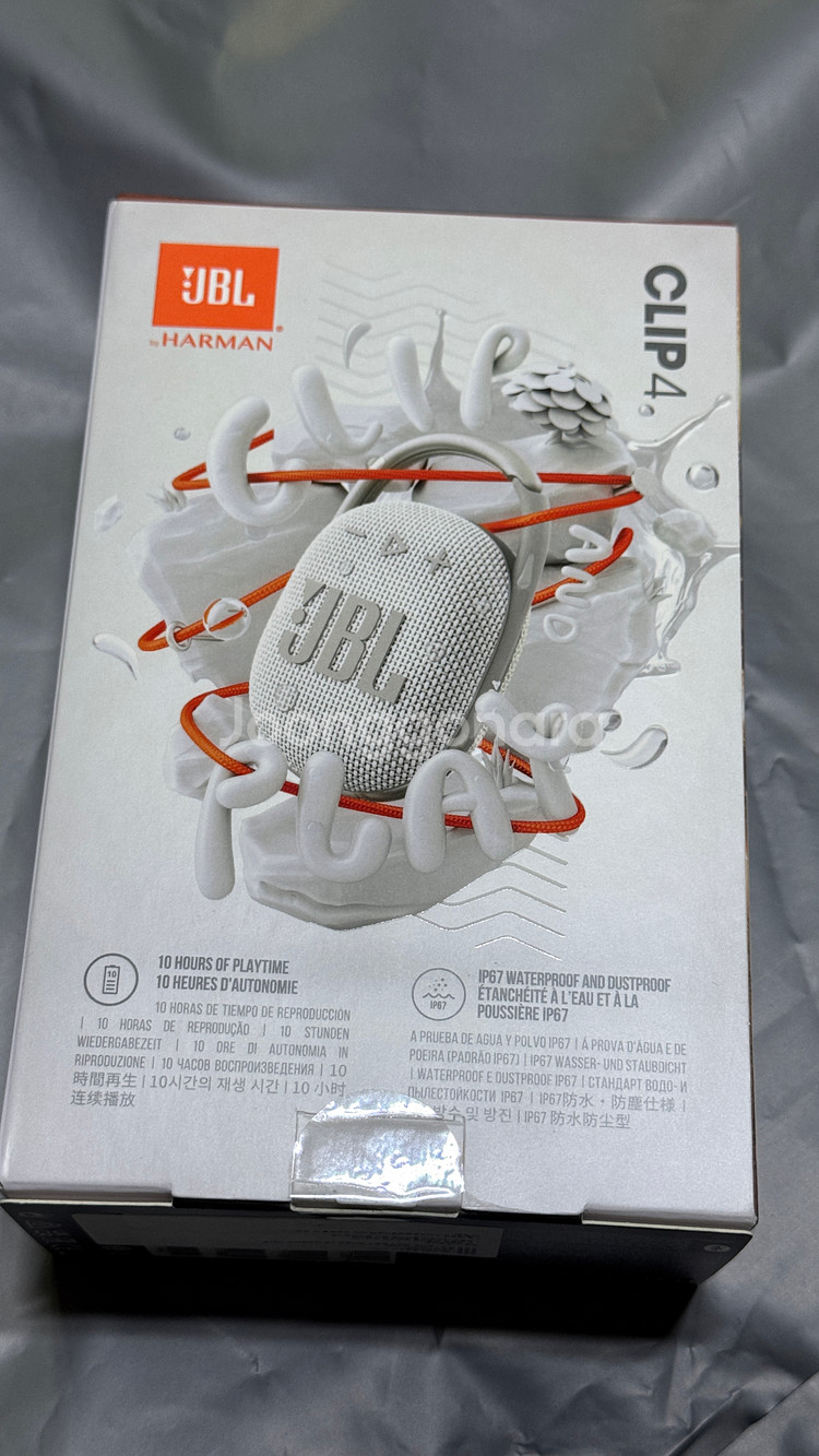 JBL CLIP4 블루투스 스피커 미개봉 부산--2