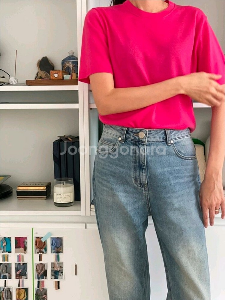 스와니에 캐시미어100 니트 핑크 새상품!--2