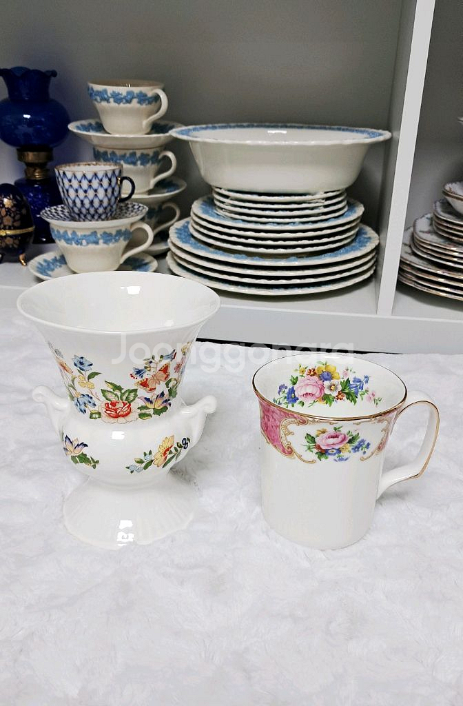 앤슬리 코티지가든 화병 라지베이스--1