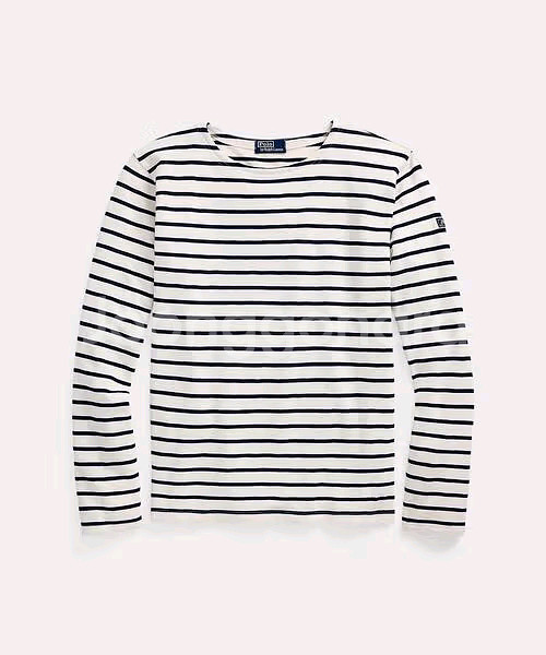 새제품M 폴로 스트라이프 세일러 클래식핏 긴팔 티셔츠--8