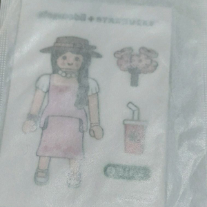 무료배송 스타벅스 플레이모빌 벨라 스티커 미개봉