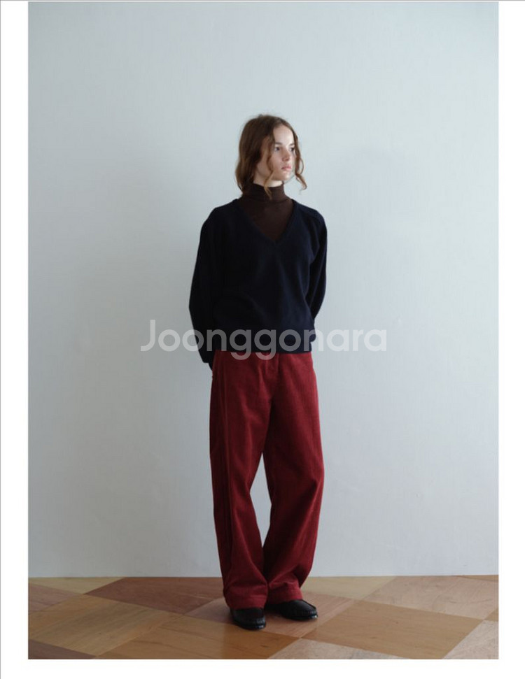 아르토 25FW Baby Alpaca V-Neck K--3