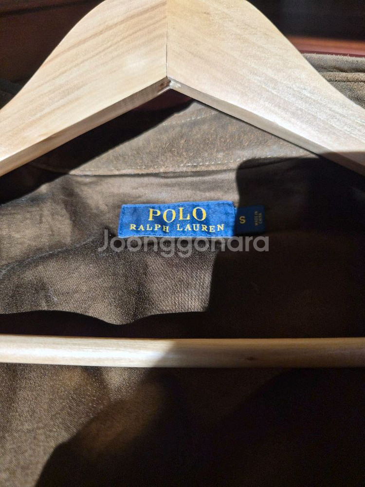 폴로 스웨이드 카페 레이서 자켓 (의류--3