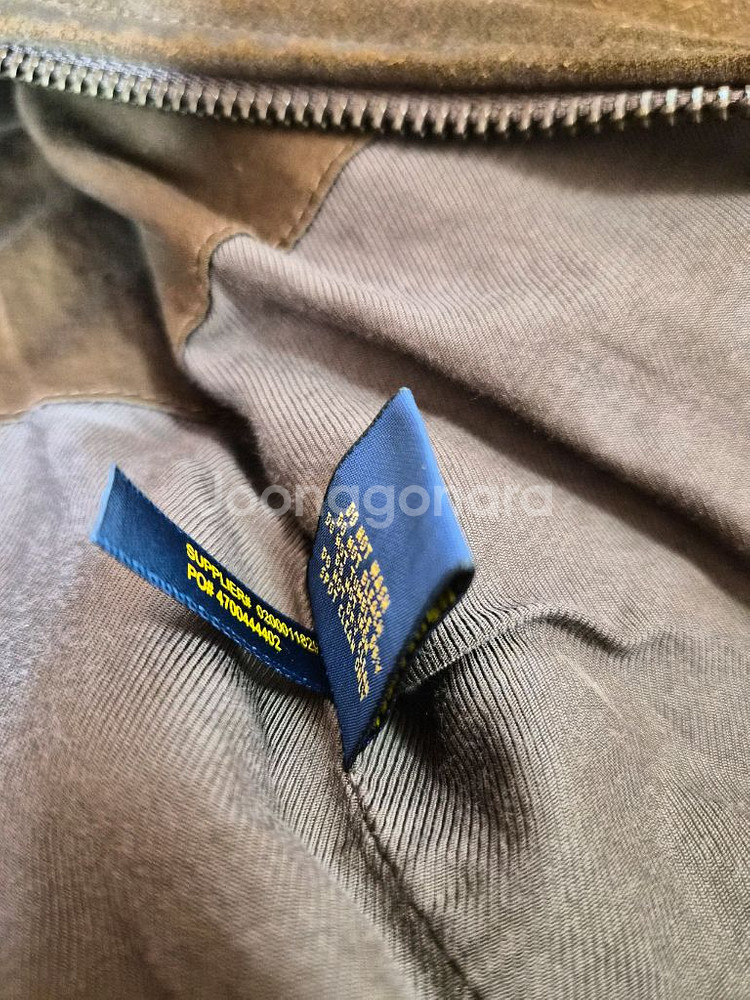 폴로 스웨이드 카페 레이서 자켓 (의류--2