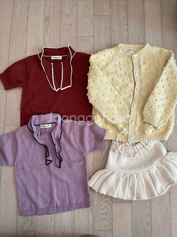 미샤앤퍼프 스케이팅 팝콘가디건 등 일괄 4y, 5-6y--0