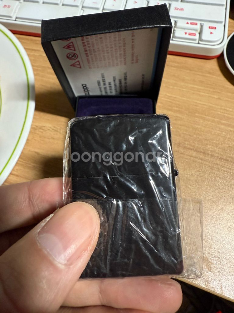 [중고] zippo 30개의 소원과 기도 라이터--2
