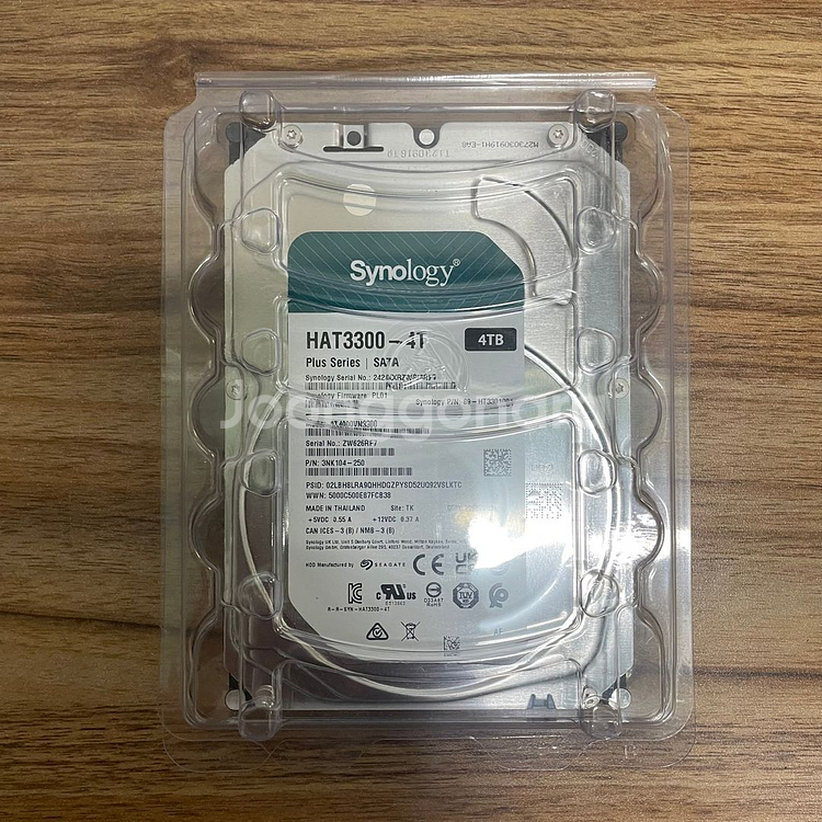 [새상품] 시놀로지 HAT3300-4TB HDD 4테라--0