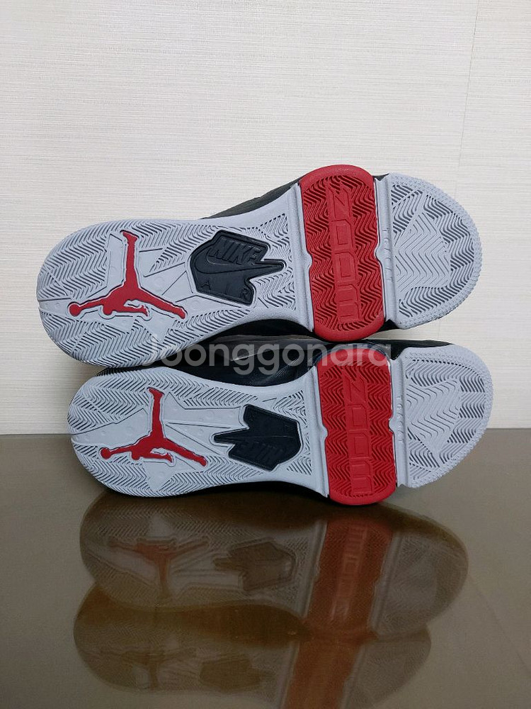 (285) 나이키 조던 줌에어 농구화 화이트블랙--8