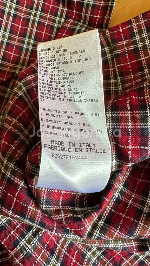 일레븐티 셔츠 남방 드레스 eleventy 정품 새상품--8