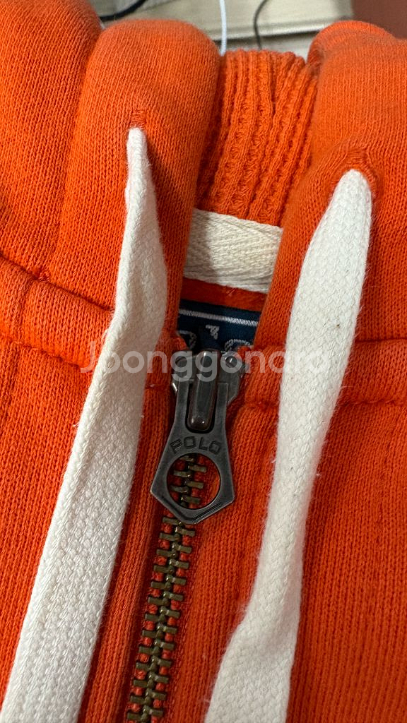 폴로 랄프로렌 오렌지 후드집업 2xl (택포)--3