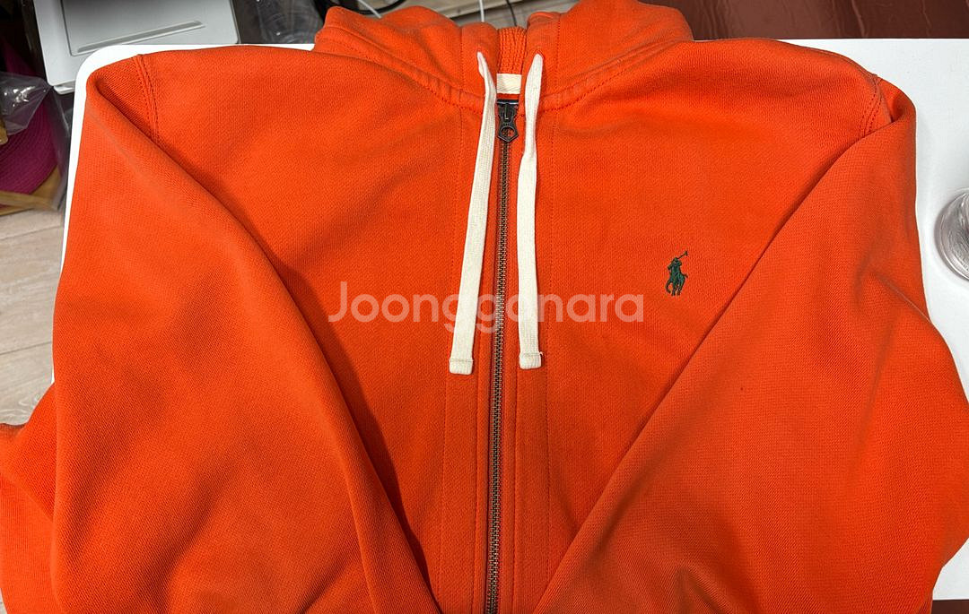 폴로 랄프로렌 오렌지 후드집업 2xl (택포)--2