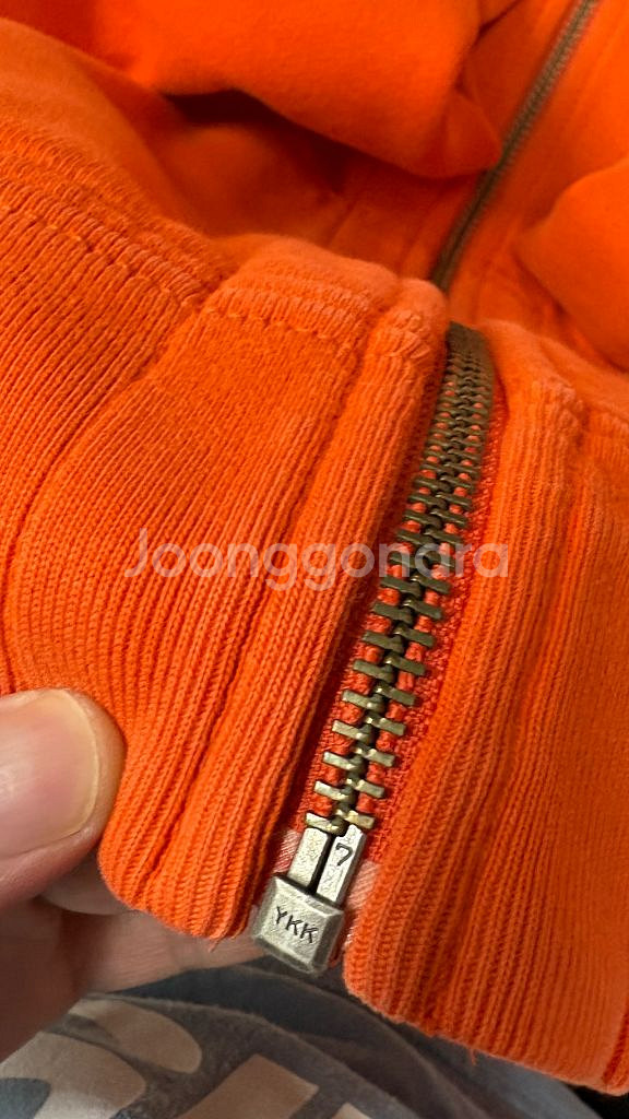 폴로 랄프로렌 오렌지 후드집업 2xl (택포)--7