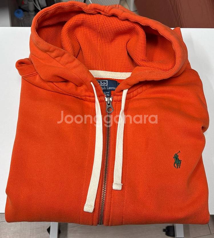 폴로 랄프로렌 오렌지 후드집업 2xl (택포)--10