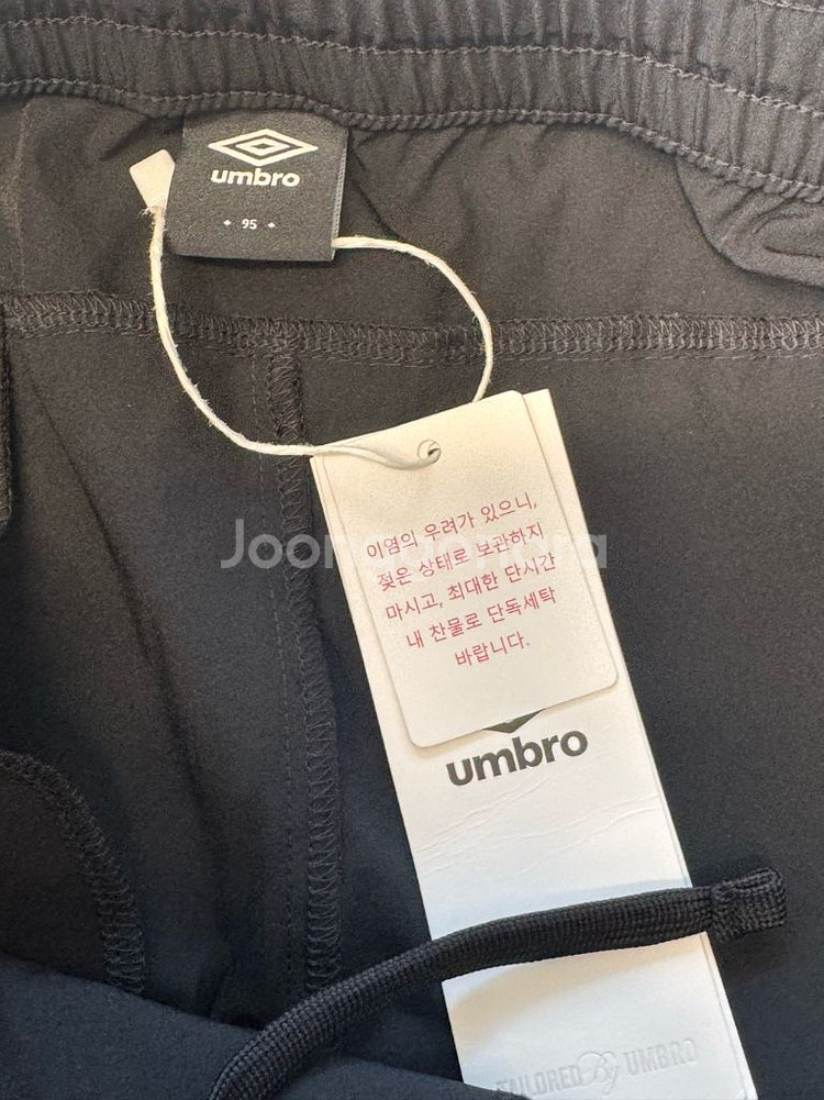 엄브로 조거 팬츠 95(3XL) 블랙 새제품판매--2
