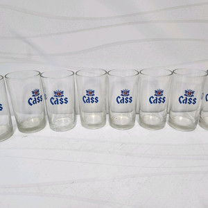 카스 맥주 유리컵 맥주잔