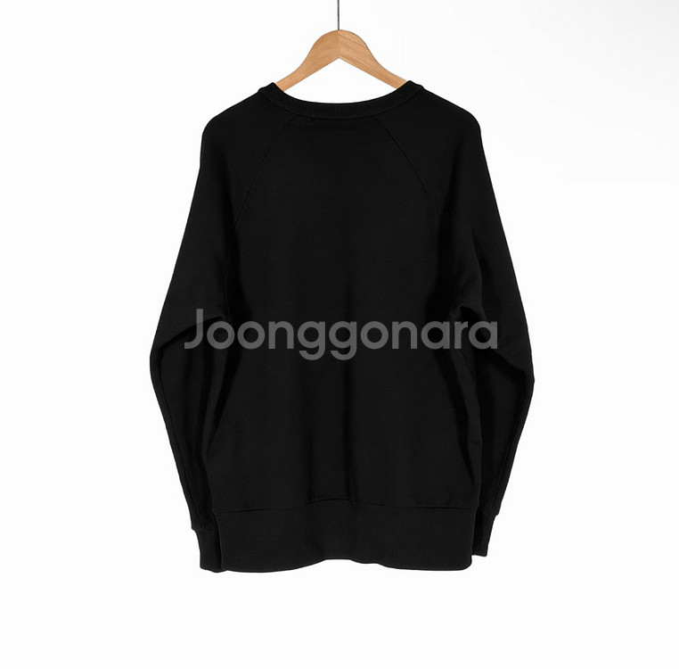 [XL] 지방시 남성 빈티지 크랙 로고 크루넥 맨투맨 블랙--2