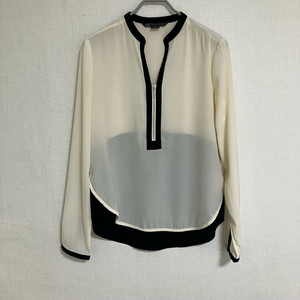 아르마니 익스체인지 쉬폰 블라우스