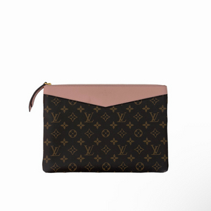 루이비통 모노그램 포쉐트 데일리 파우치 클러치 핑크