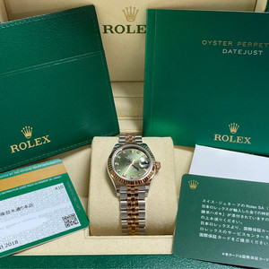 롤렉스 데이저스트 28 올리브그린 텐포인트 콤비