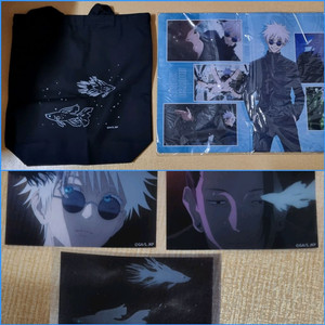 주술회전 회옥옥절 토트백, 고죠 데스크 매트 고죠 굿즈