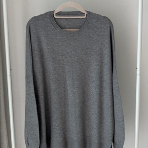 여성 그레이 니트