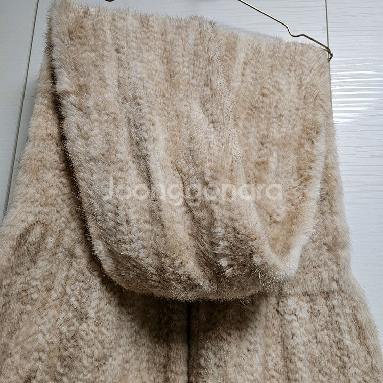 천연 니팅 밍크 머플러--1