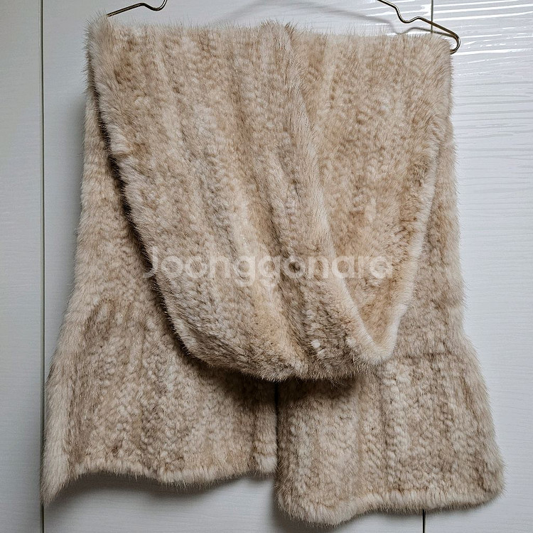 천연 니팅 밍크 머플러--0