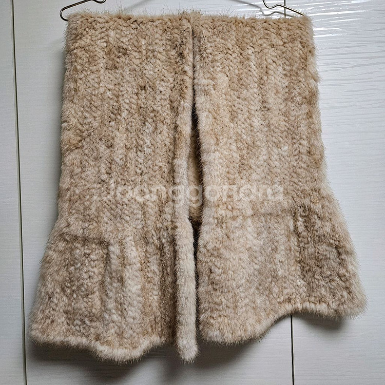 천연 니팅 밍크 머플러--2