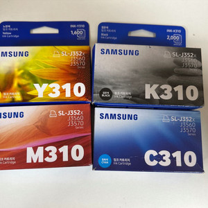 삼성 잉크 K310, Y310, M310, C310세트