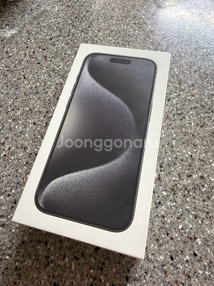 아이폰 15 프로 블랙 128--0