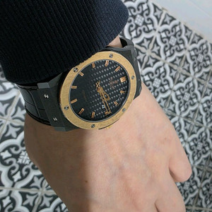 위블로 클래식퓨전 42미리 블랙세라믹 킹골드 풀셋