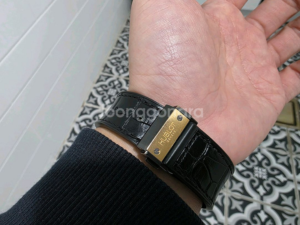 위블로 클래식퓨전 42미리 블랙세라믹 킹골드 풀셋--2