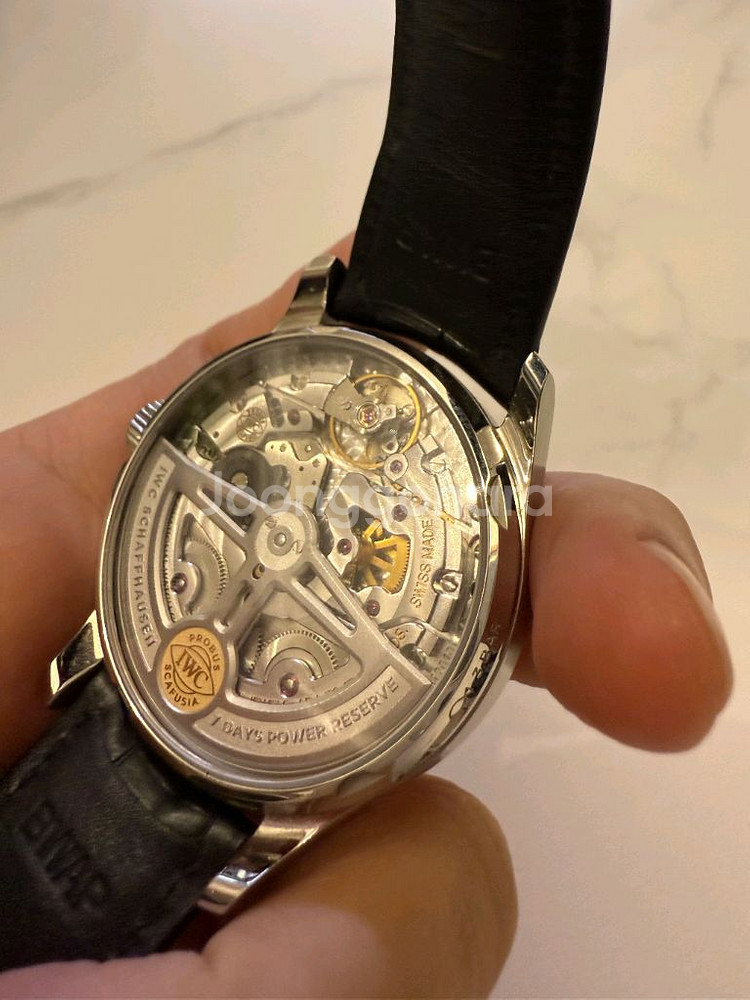 iwc 5007 세븐데이즈 블루핸즈--2